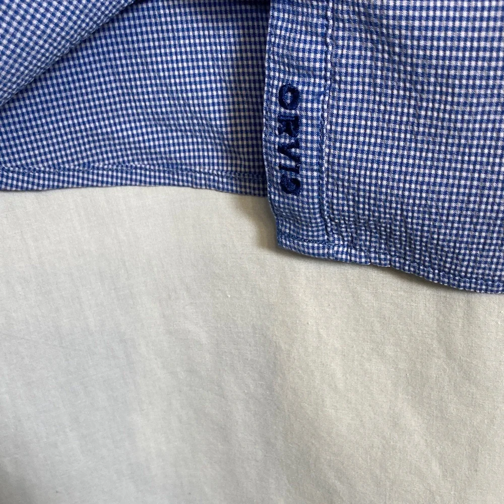 Orvis River Guide 2.0 Short-Sleeved Shirt in Ocean Blue Gingham/check Pattern L - Picture 5 of 12